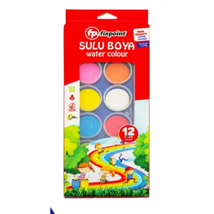 FİXPOİNT SULU BOYA P-5341 12 Lİ (PKT-24 LÜ)