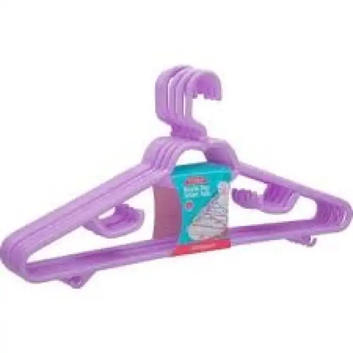 FLORA PLASTİK DÖNER BAŞLIKLI ASKI 6 LI F-074K