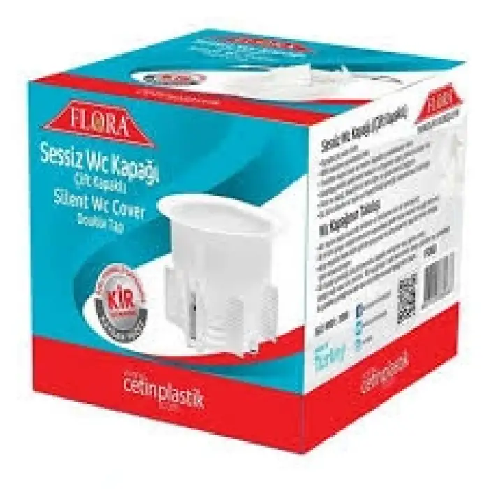 FLORA WC MATİK ÇİFT AÇILIR KUTULU F-068