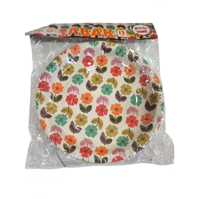 FURYA ÖYKÜM PARTY TABAK KARTON 12 Lİ