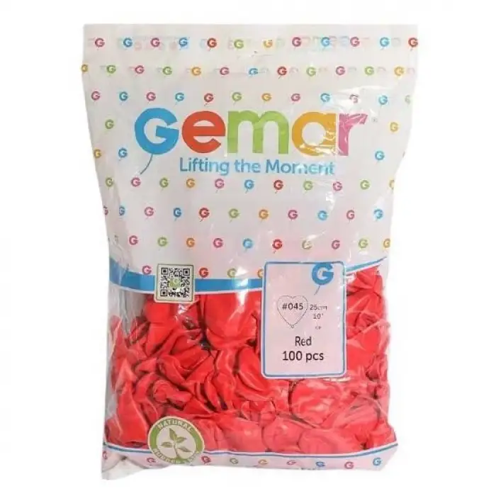 GEMAR 25CM KALP BALON G90-045 (PKT-100 LÜ)