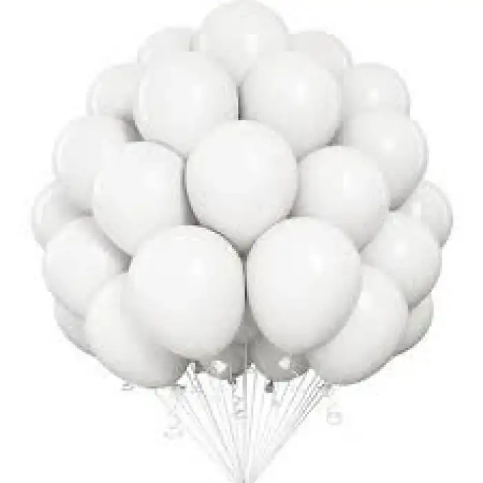 GEMAR BEYAZ İÇ MEKAN BALON G90-001 (PKT-100 LÜ)