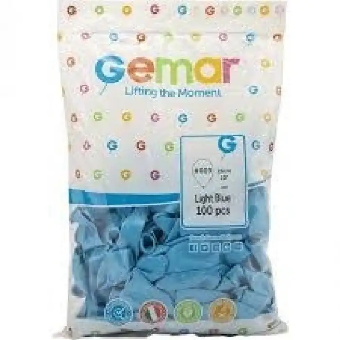 GEMAR MAVİ İÇ MEKAN BALON G90-009 (PKT-100 LÜ)