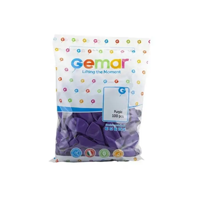 GEMAR MOR İÇ MEKAN BALON G90-008 (PKT-100 LÜ)