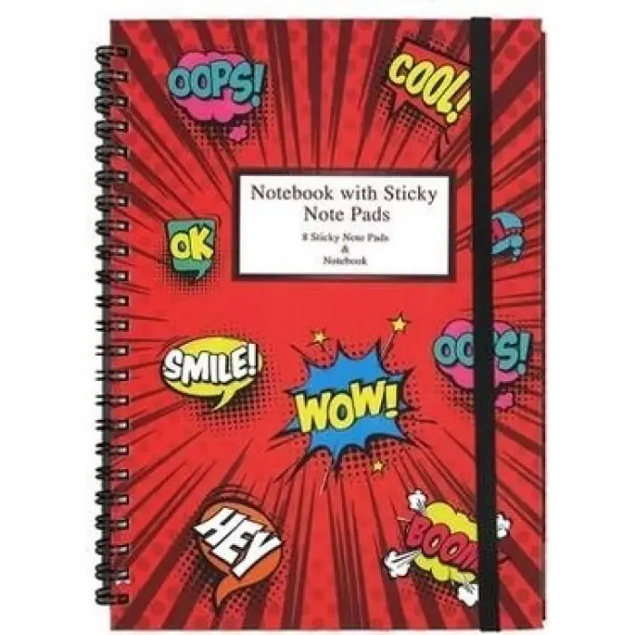 GLOBOX BASKILI YAPIŞKAN NOT DEFTERİ A5 2928