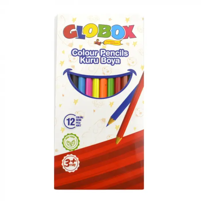 GLOBOX KURU BOYA KISA 3670 12 Lİ (PKT-12 Lİ)