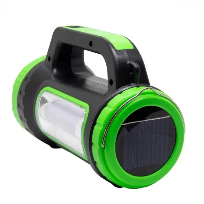 GOLD SILVER USB Lİ GÜNEŞ ENERJİLİ FENER GS-410