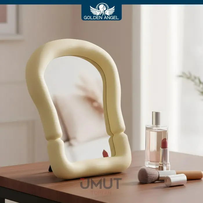 GOLDEN ANGEL MASA ÜSTÜ MAKYAJ AYNA AYAKLI AYN-232