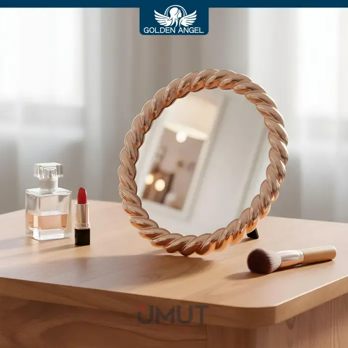 GOLDEN ANGEL MASA ÜSTÜ MAKYAJ AYNASI OVAL AYN-200