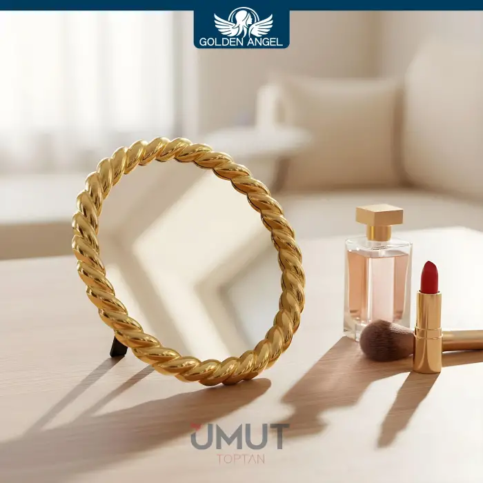 GOLDEN ANGEL MASA ÜSTÜ MAKYAJ AYNASI OVAL AYN-200