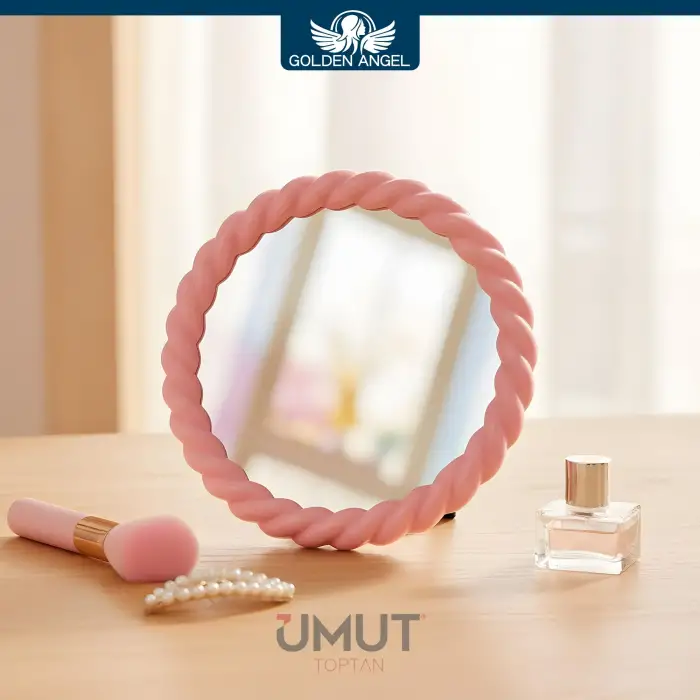 GOLDEN ANGEL MASA ÜSTÜ MAKYAJ AYNASI OVAL AYN-202