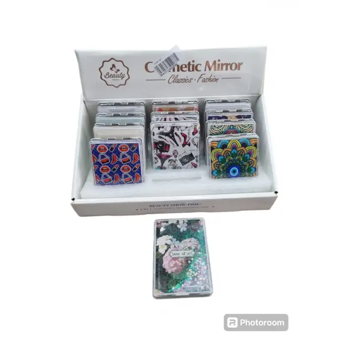 GOLDEN CEP AYNASI KARE SULU AYN-137-146 (PK-12 Lİ)