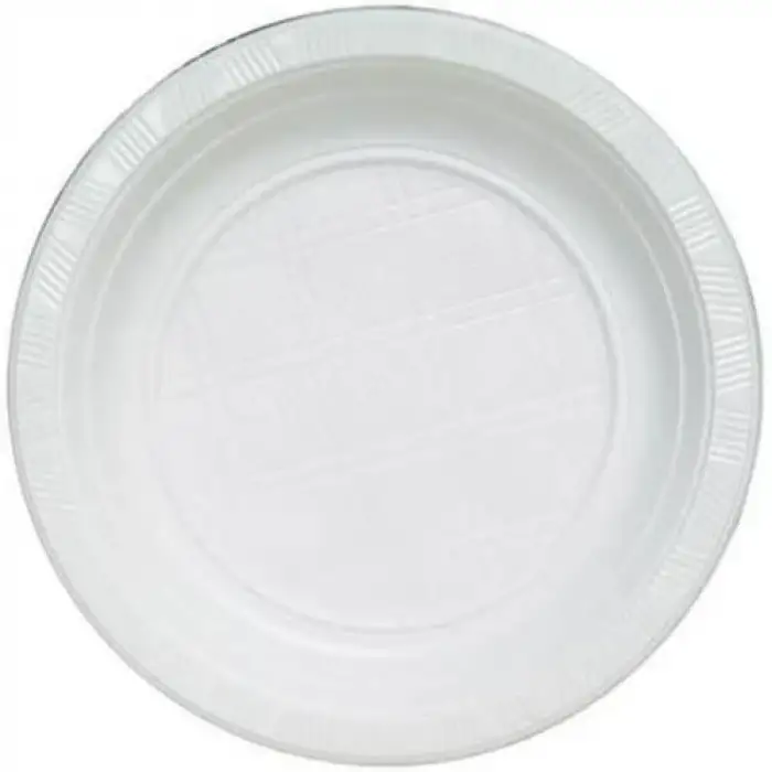 PLASTİK TABAK 195 MM 100 LÜ