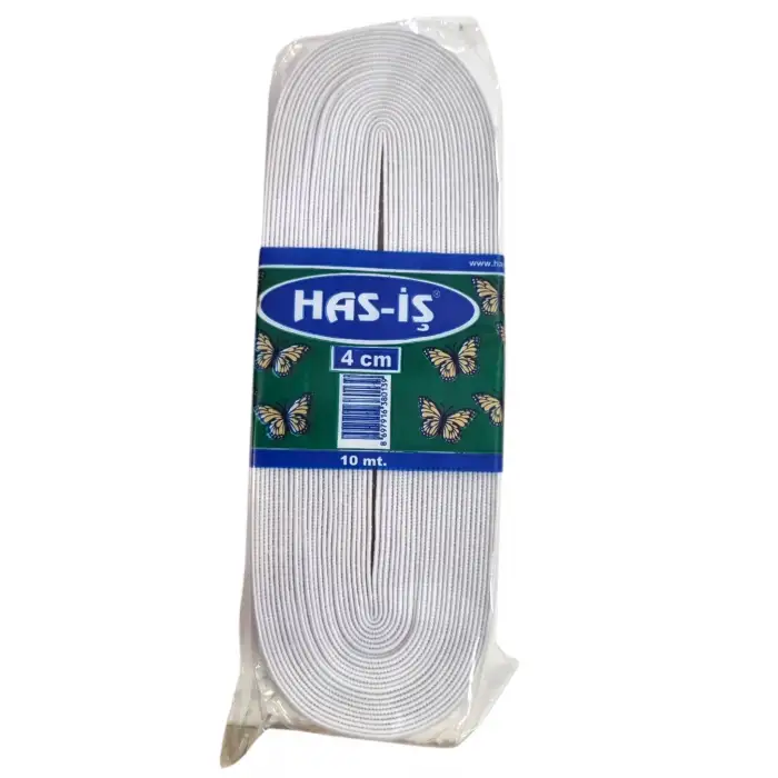 HAS-İŞ PAÇA LASTİK 4 CM 10 MT