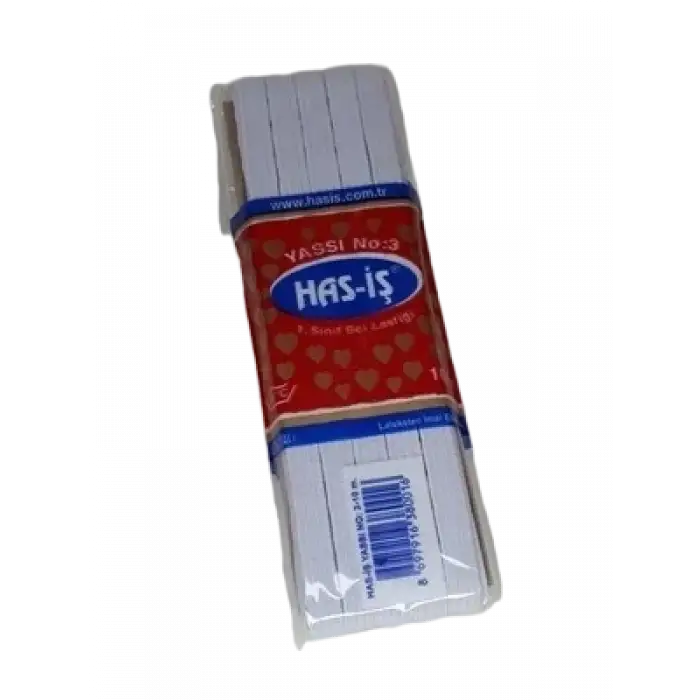 HAS-İŞ YASSI KARTON GOFRET LASTİK NO:3 10 MT