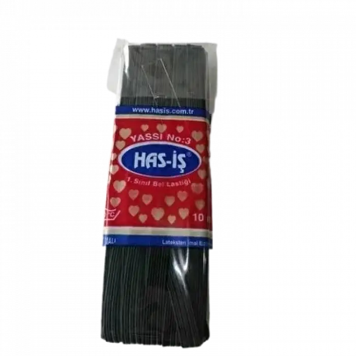 HAS-İŞ YASSI KARTON GOFRET LASTİK NO:3 10 MT