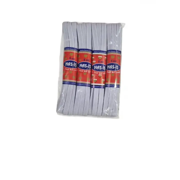 HAS-İŞ YASSI LASTİK 5 MT (PKT-4 LÜ)