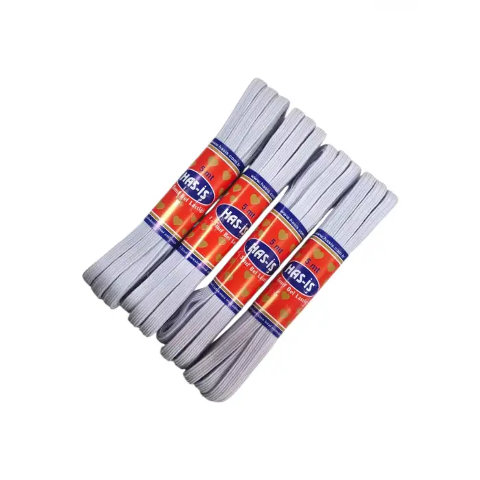 HAS-İŞ YASSI LASTİK 5 MT (PKT-4 LÜ)