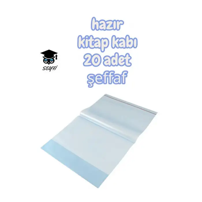 HAZIR KİTAP KABI ŞEFFAF *200