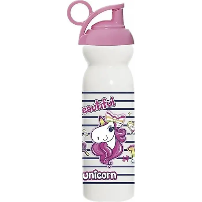 HEREVİN MATARA 680 ML DESENLİ UNİCORN (24 LÜ)