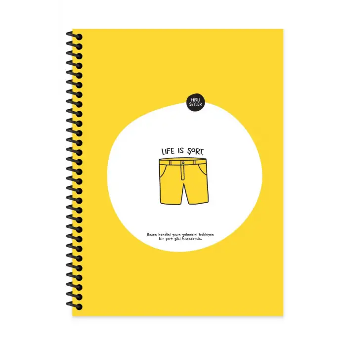 HİSLİ ŞEYLER 18,5X25 80 YP.ÇİZ.SPR.KAR.KAP.DEFTER