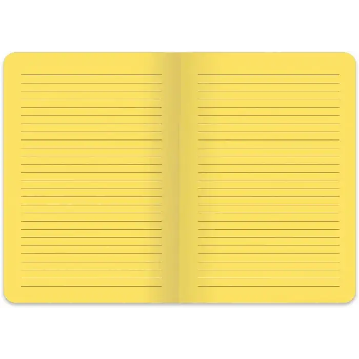 HİSLİ ŞEYLER RENKLİ SAYFA A5 80 YP ÇİZGİLİ SARI