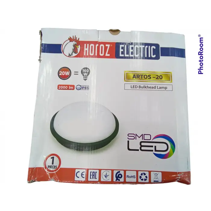 HOROZ ARTOS-20 APLİK TAVAN ARMATÜRÜ 6400K BEYAZ