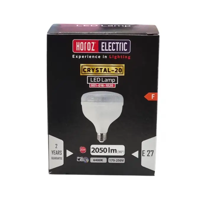 HOROZ CRYSTAL-20 TORCH LED AMPUL 20 W
