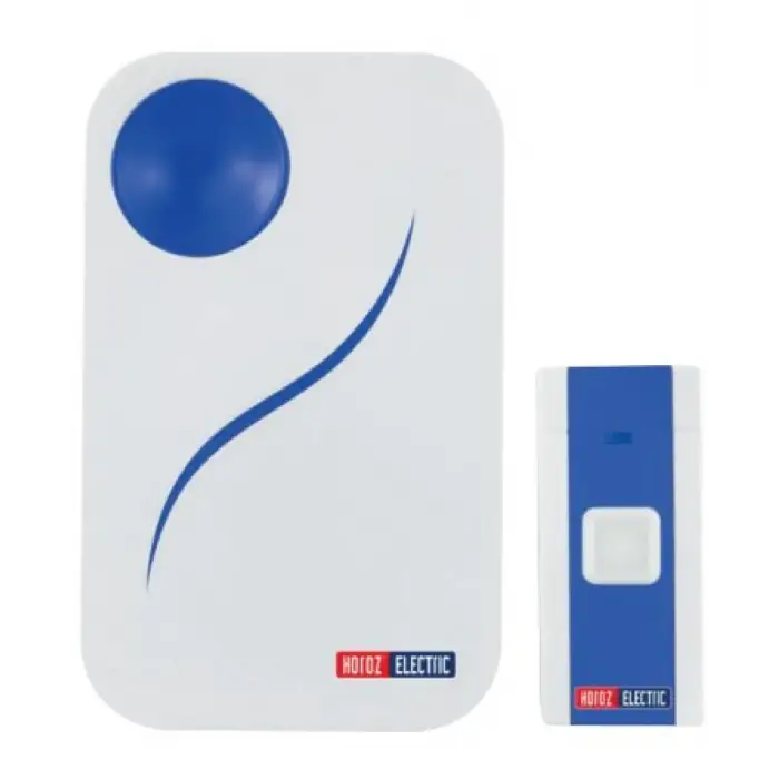 HOROZ FUJI-D KABLOSUZ KAPI ZİLİ 3V MAVİ