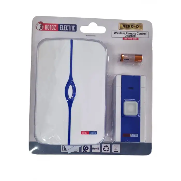 HOROZ NERO-D KABLOSUZ KAPI ZİLİ 4,5V BEYAZ