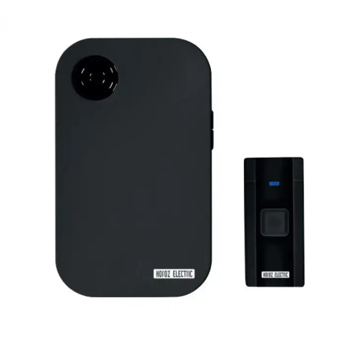 HOROZ NEXT-D KABLOSUZ KAPI ZİLİ 4,5V SİYAH