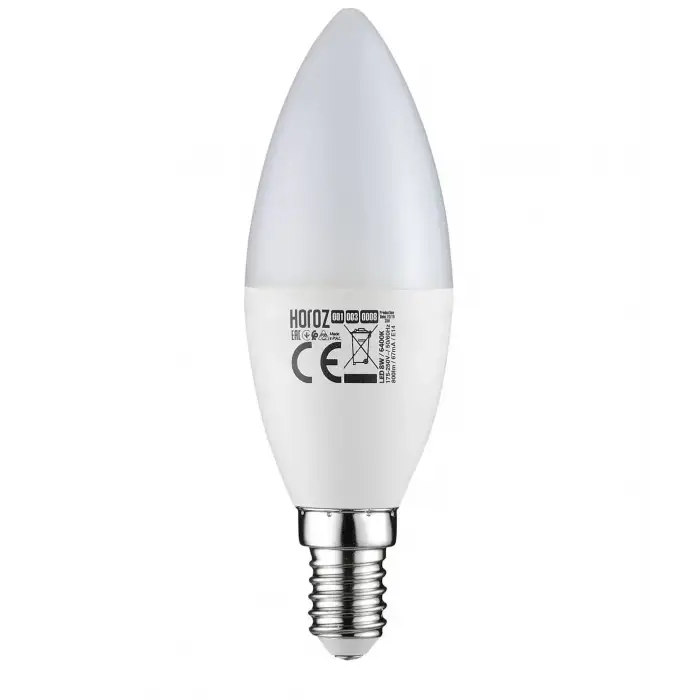 HOROZ ULTRA-8 LED MUM AMPUL 6400K BEYAZ 8 W E14
