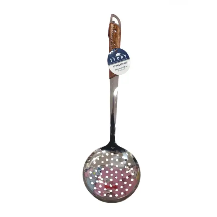 IVORY AHŞAP SAPLI ÇELİK SERVİS KEVGİRİ IVO-9779