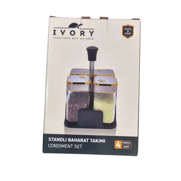 IVORY BAHARATLIK TAKIMI 4 LÜ GOLD IVO-CAM179