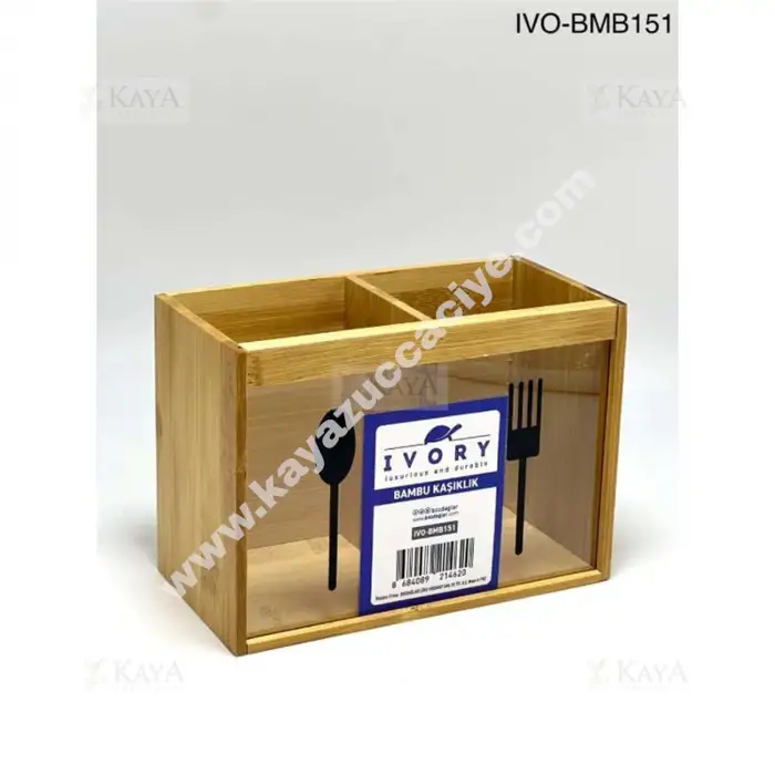 IVORY BAMBU KAŞIKLIK İKİLİ BMB-151