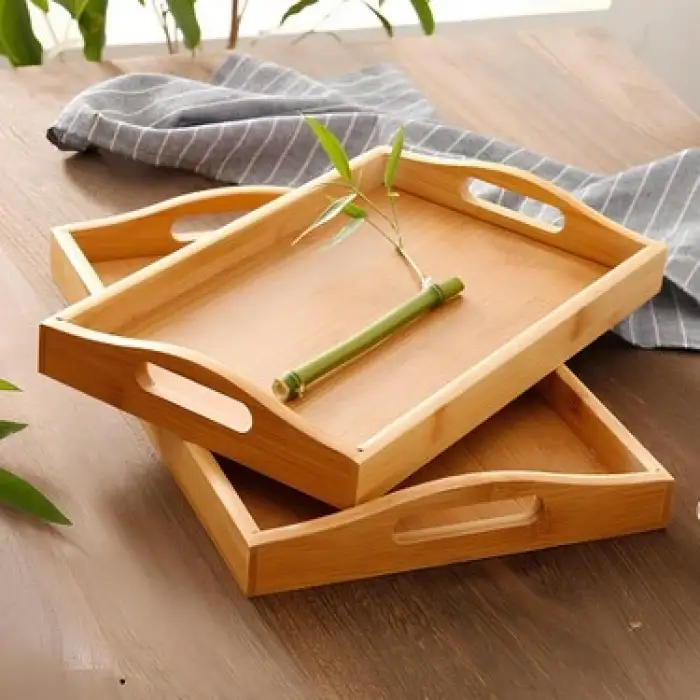 IVORY BAMBU TEPSİ SETİ 2 Lİ BMB-156