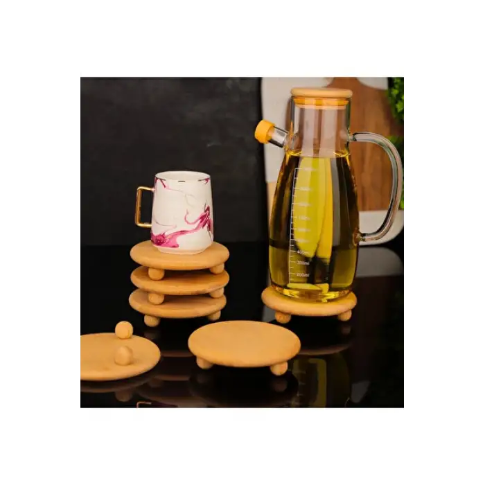 IVORY BAMBU YAĞLIK ALTLIĞI YUVARLAK BMB-241