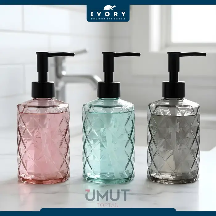 IVORY CAM SIVI SABUNLUK DESENLİ IVO-SB126
