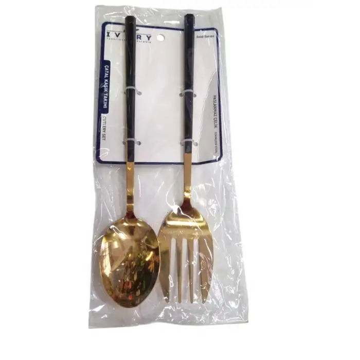 IVORY ÇATAL KAŞIK TAKIMI GOLD IVO-KSK114
