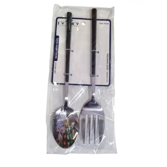IVORY ÇATAL KAŞIK TAKIMI GÜMÜŞ IVO-KSK113
