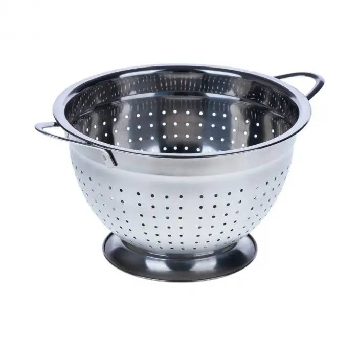 IVORY ÇELİK SAPLI SÜZGEÇ SİYAH 20 CM SZG-419