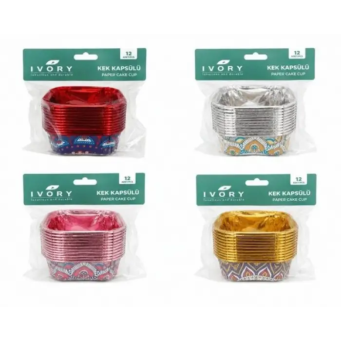 IVORY KAĞIT KEK KAPSÜLÜ META.12 Lİ CK-0187 (PK-12)