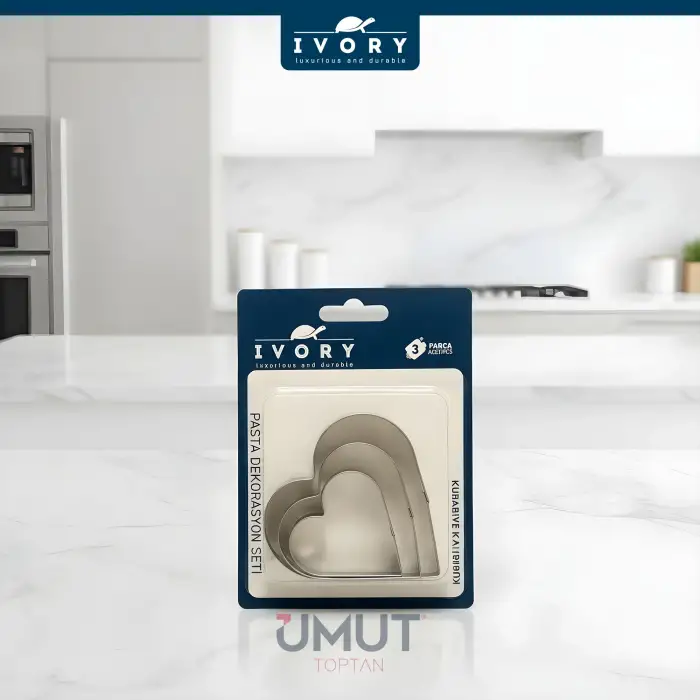 IVORY KURABİYE KALIBI SETİ 3 LÜ IVO-PST204