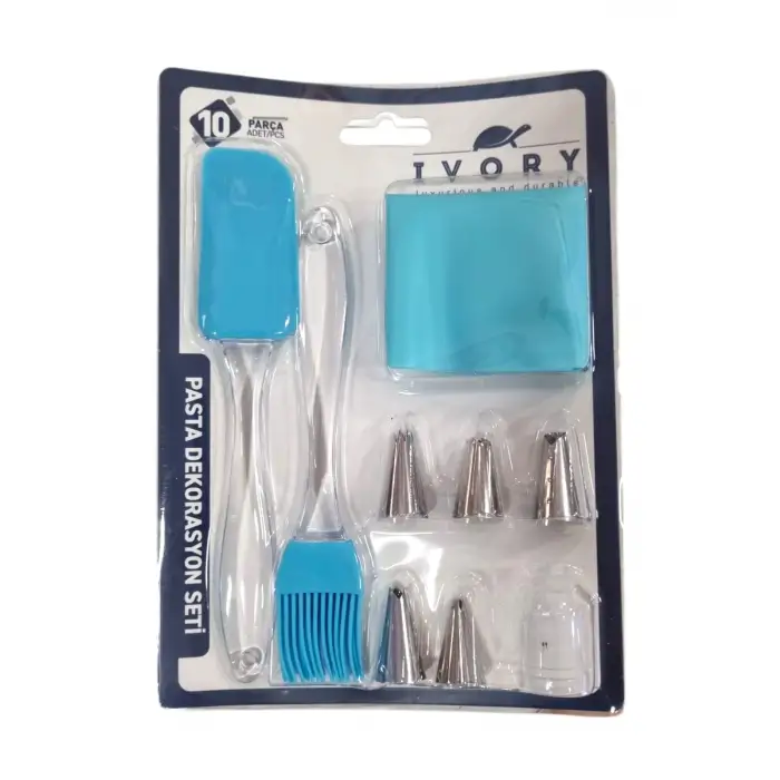 IVORY PASTA DEKORASYON SETİ 10 PARÇA PST295