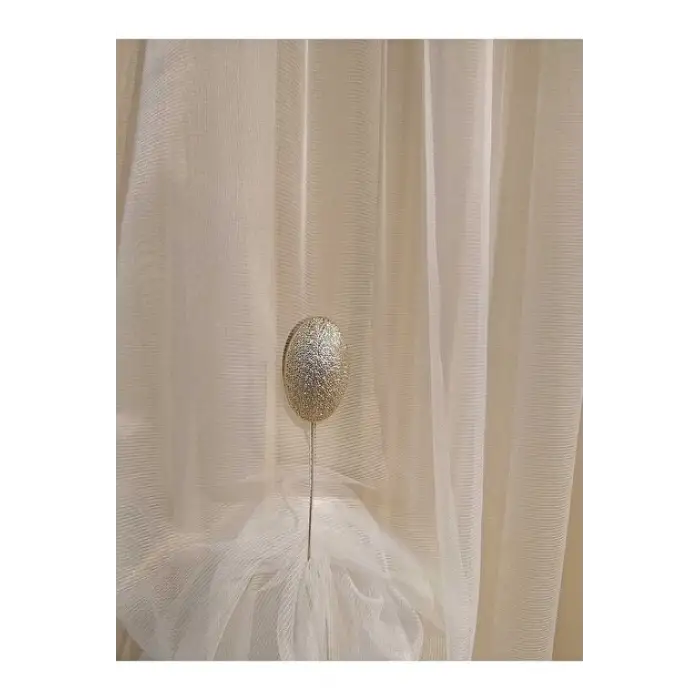 IVORY PERDE MANDALI MIKNATISLI TEKLİ IVO-6029