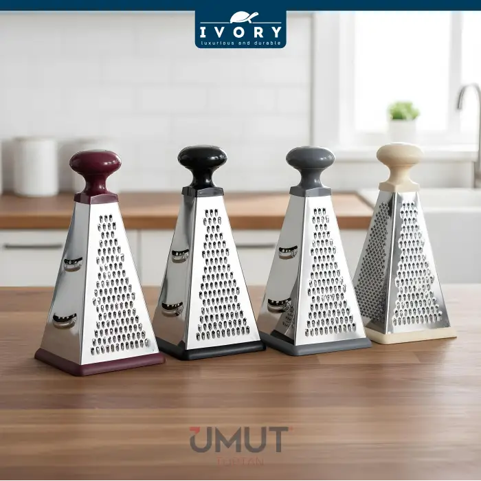 IVORY PİRAMİT RENDE ÇELİK BÜYÜK IVO-RND134