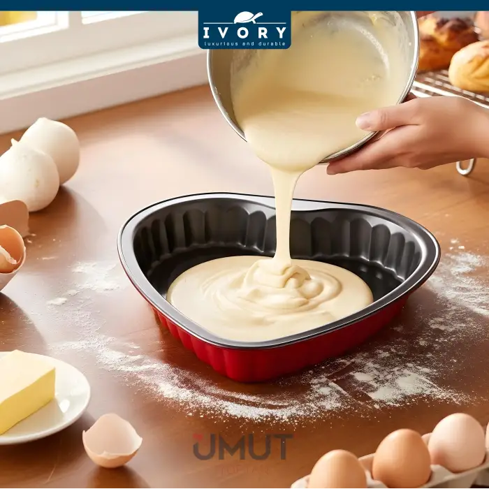 IVORY TEFLON KEK KALIBI KALPLİ 27 CM IVO-EKK122