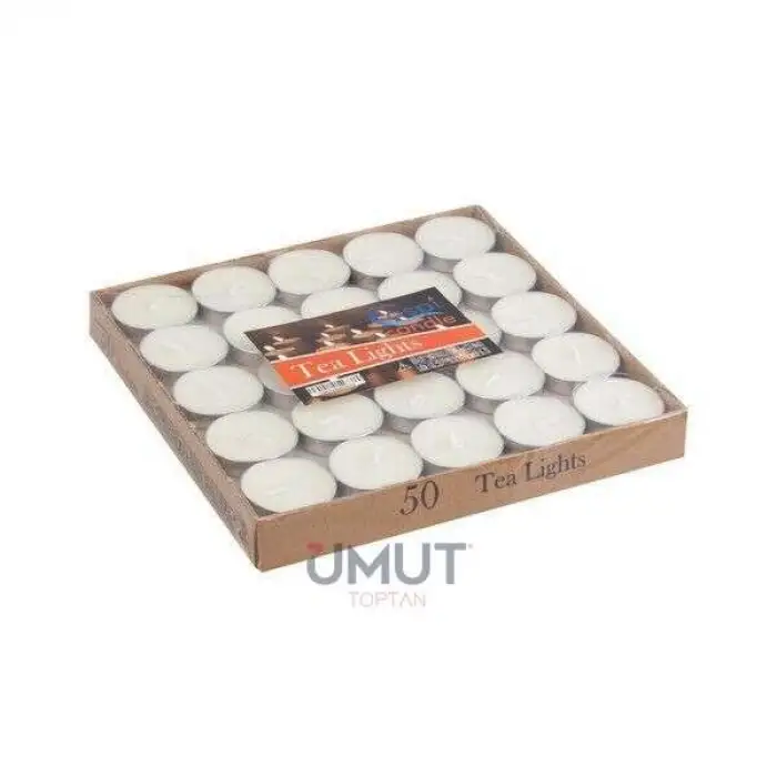 JXL TEALİGHT MUM KARIŞIK RENK 50 Lİ