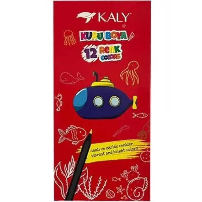 KALY KURU BOYA 12 Lİ 612