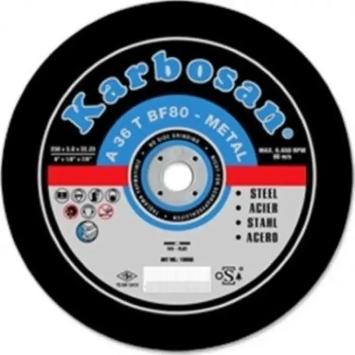 KARBOSAN METAL KESİCİ TAŞ 230 MM 910050